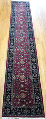 Saroukk Runner 2’8″ x 16′ Hand Knotted Wool Turkish Floral Hallway Oriental Rug