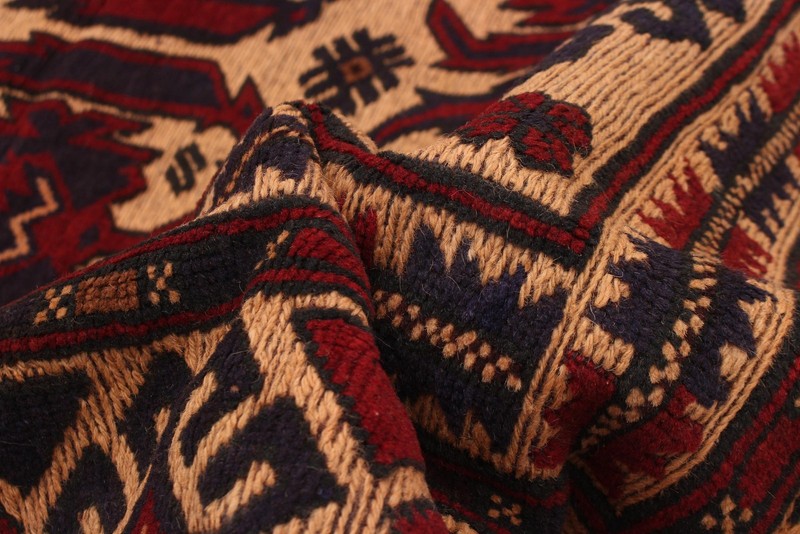 Vintage Traditional Hand-Knotted Area Rug 4'0" x 6'3" Oriental Wool Carpet gallery