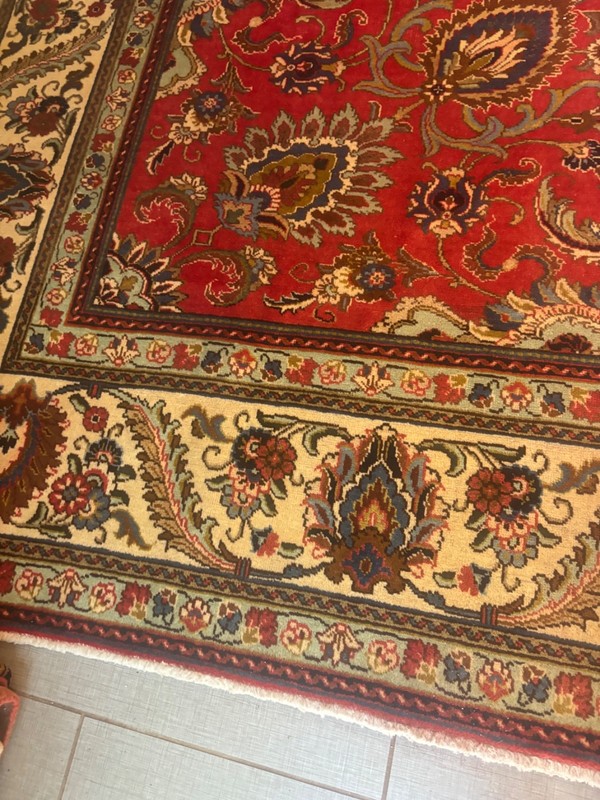SIMI ANTIQUE. HAND MADE. 13x10. EXCELLENT CONDITION. FULL PILE.WITH SINGNR gallery