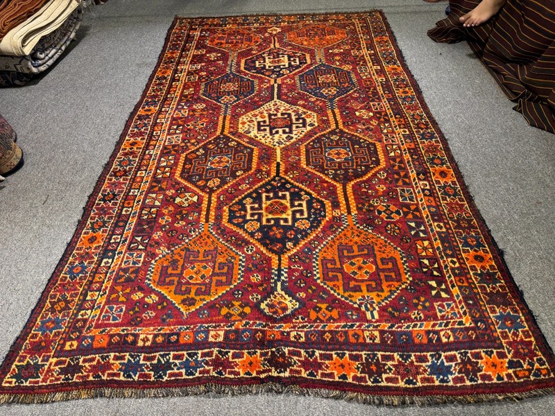 Fine Antique Caucasian Shirvan Rug 4x8 Fine Handmade Vintage Oriental Rug Kazak gallery