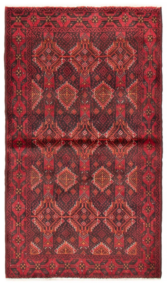 Traditional Vintage Hand-Knotted Area Rug 3'5" x 6'3" Oriental Wool Carpet