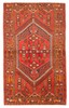 Vintage Hand-Knotted Area Rug 4'2" x 6'9" Traditional Oriental Wool Carpet gallery