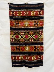 Vintage Swedish Handwoven Rug Wool Rölakan Rana Wall Hanging Boho Kilim S139