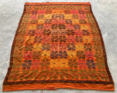 Vintage Traditional Handmade Lovely Moroccan Kilim Floor Rug Carpet 183×132 cm