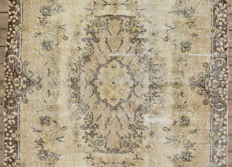 Turkish Rug 3ftx6ft Oushak Light Color Medallion Pattern Fashion Rug 120x200cm gallery