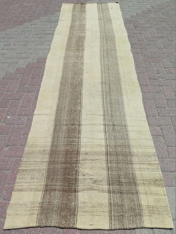 Rug Runner, Stairs Rug, Hallway Rug, Wool Kilim Runner, Carpet Runner 39"x138" gallery
