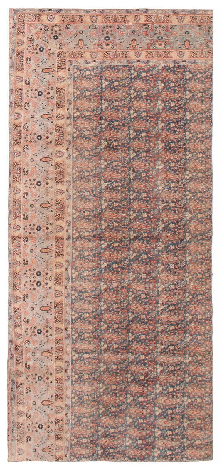 Traditional Vintage Hand-Knotted Area Rug 3'7" x 7'10" Oriental Wool Carpet gallery