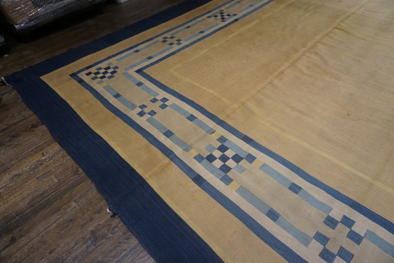 16'x32' Antique Oversized Yellow Art Deco - European French Geometric Flat gallery
