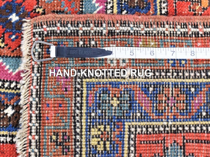 Pre 1930s Nagorno-Karabakh Wool Pile Armenian Area Rug 6'5''x14'' gallery