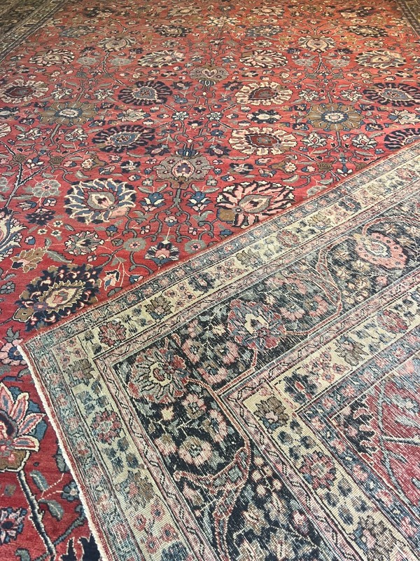 15X11. HANDMADE ANTIQUE RUG. CARPET . HAND MADE over 100 YEARS OLD gallery