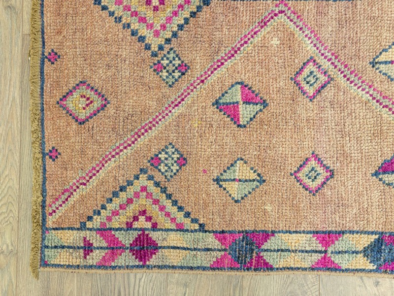 Extra Long Hallway Runner Rug 3x17 Vintage Turkish Oushak – Boho Tribal Decor gallery