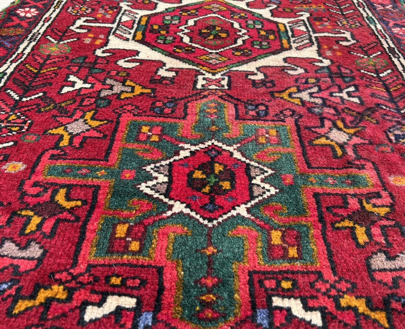 S.Antique Hand Knotted Village Vintage Tribal Geometric Runner Rug 2'3”x9’7”,855 gallery