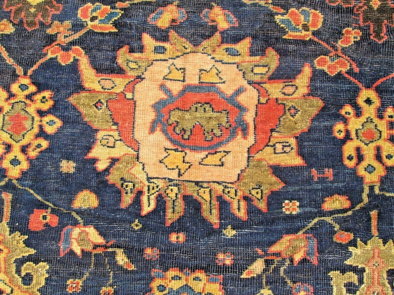 ANTIQUE SULTANABAD ORIENTAL CARPET_10 x 15_CIRCA 1880 FROM MY COLLECTION gallery