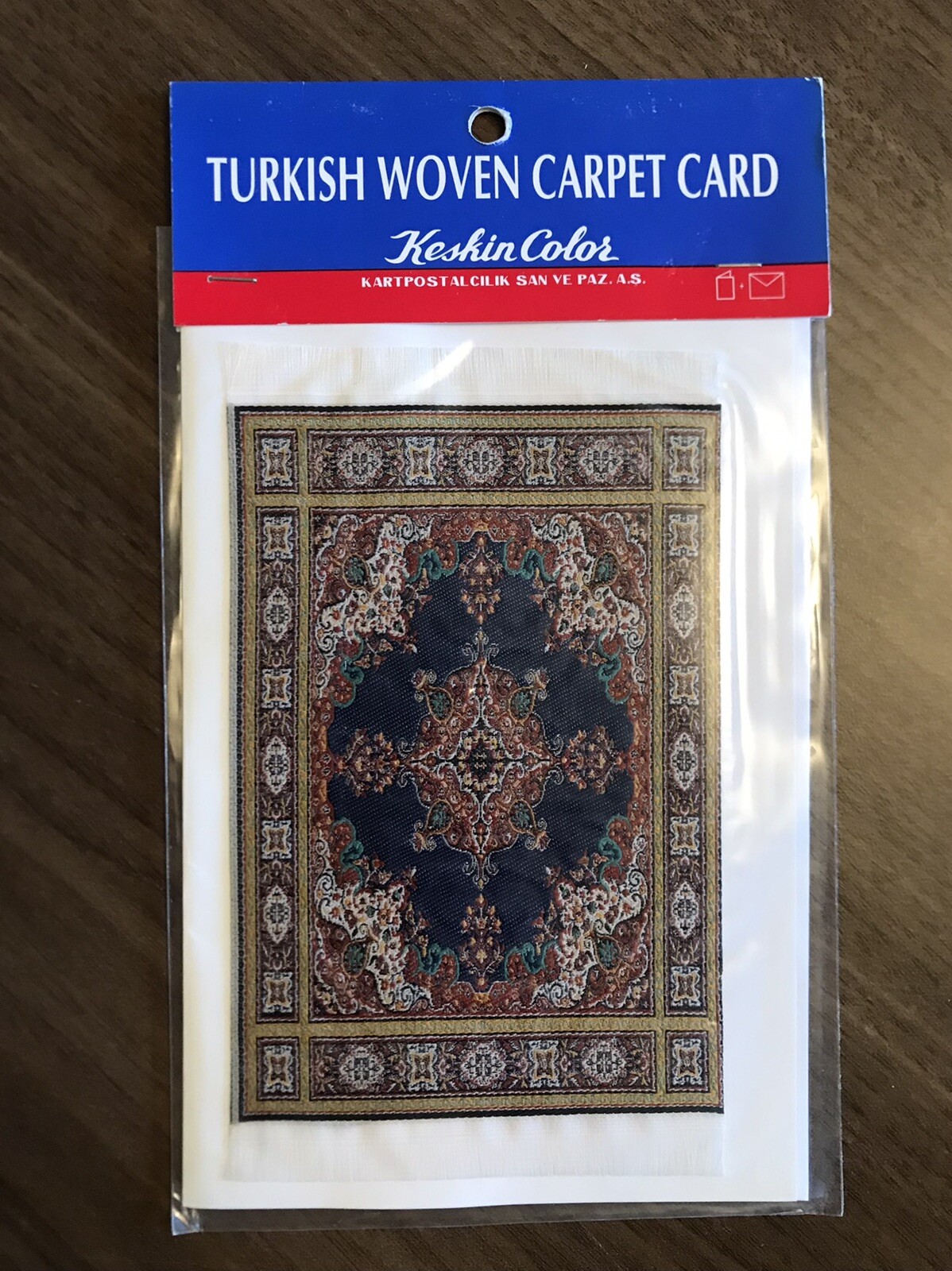 Turkish EUROPEAN Anatolia Miniature Woven Carpet Card Handy Craft Keskin Color gallery