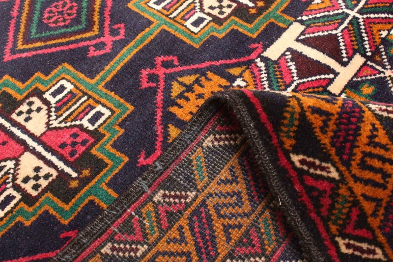 Vintage Hand-Knotted Area Rug 2'11" x 4'8" Traditional Oriental Wool Carpet gallery