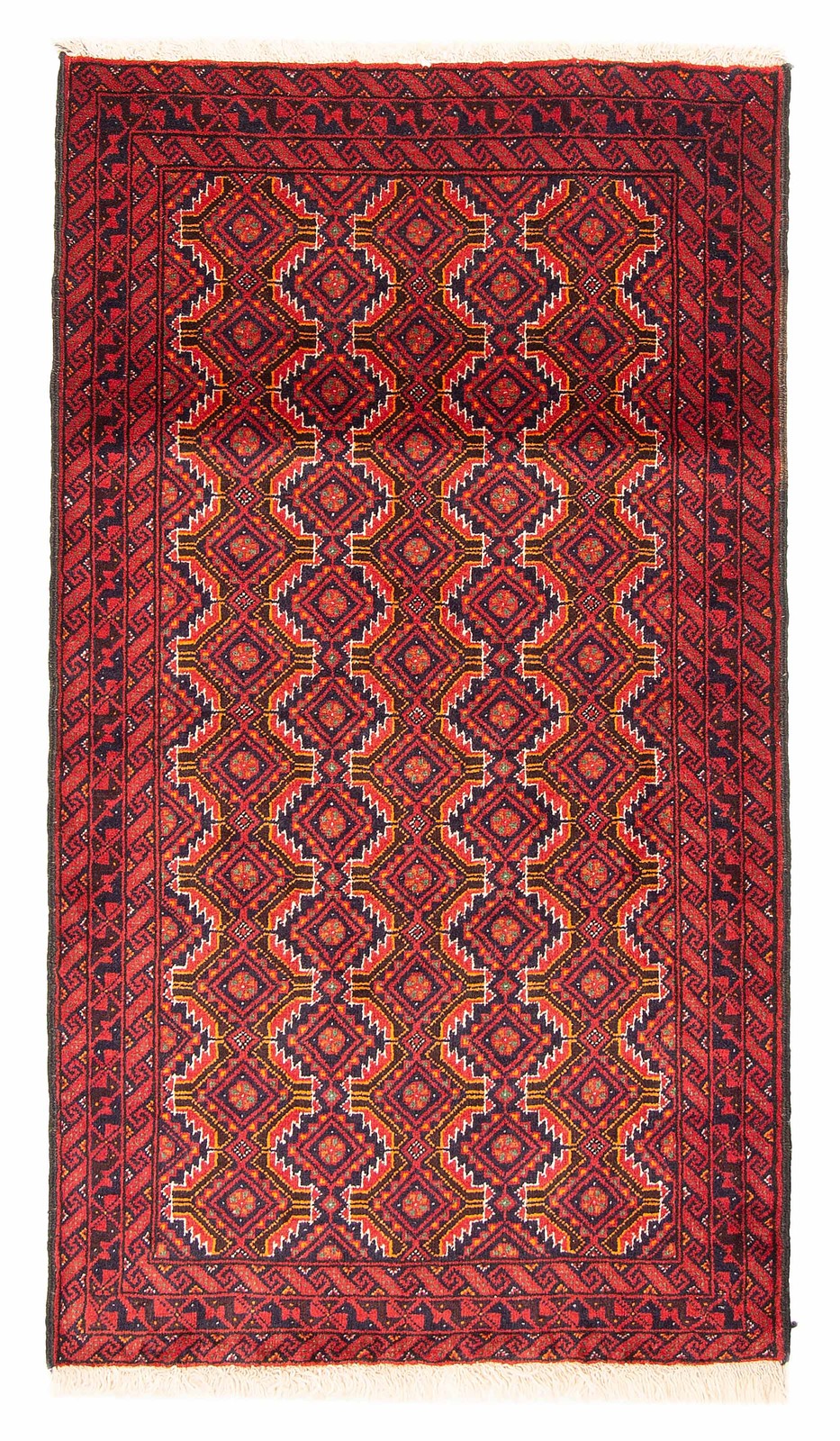 Vintage Traditional Hand-Knotted Area Rug 2'10" x 5'1" Oriental Wool Carpet gallery