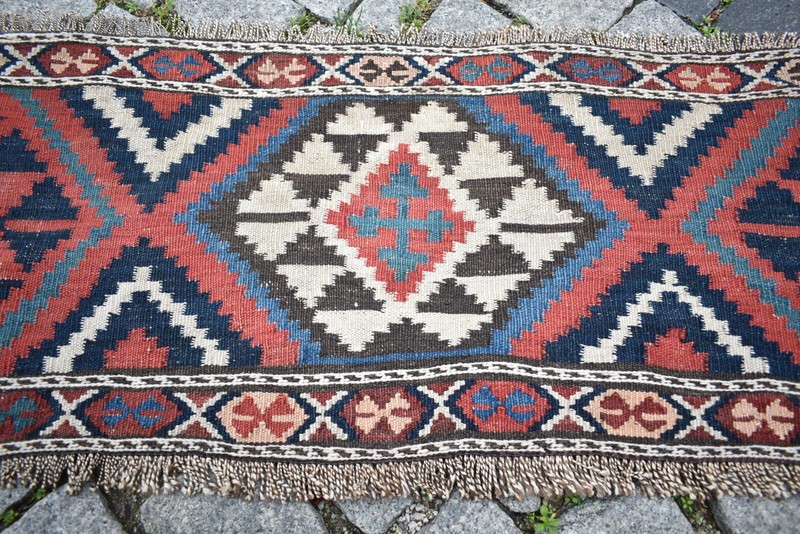 Fabulous Antique Shahsevan Mafrash Penel Rug 44'' x 14'' Colletors Item Wall Rug gallery