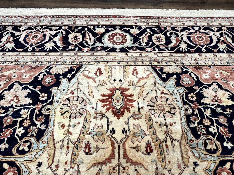 Large Palace Sized Stark Carpet 13x19, Traditional Wool Handmade Rug, Beige gallery