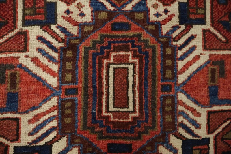 Vintage Geometric Long Runner Rug 4x15 Wool Hand-knotted Tribal Traditional Rug gallery