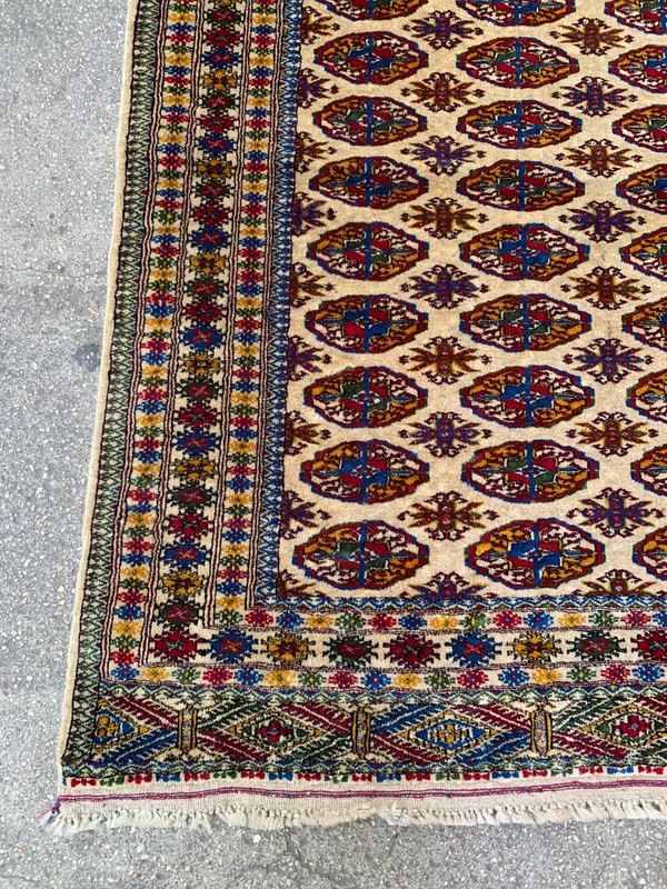 3'4'' x 4'8'' Vintage Carpet Natural Village Rug Handmade Rug.SKU:P1666 gallery