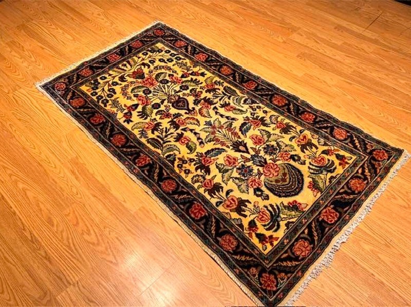 3 x 6 Handmade Fine Quality One Of A Kind Pictorial Rug . Natural Dye Soft Wool gallery