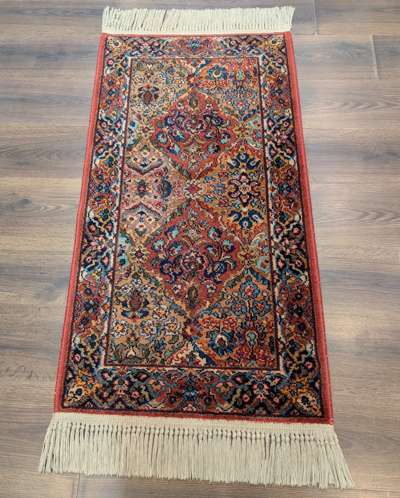 Karastan Rug 2x4, Multicolor Panel Kirman #717, Wool gallery