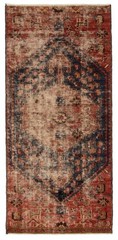 Vintage 2’8″ x 5’9″ Traditional Hand Knotted Vegetable Dye Wool Area Rug