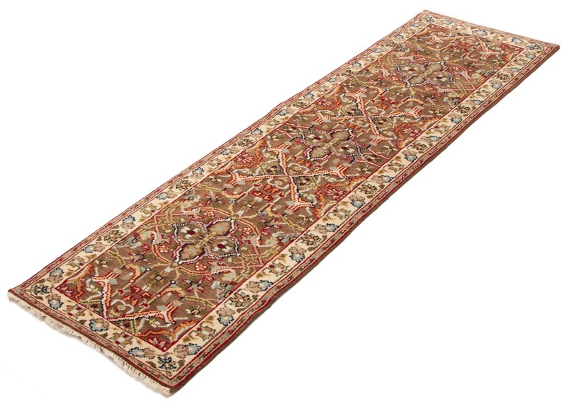 2'7" x 9'10" Vintage Hand-knotted Runner Rug Traditional Oriental Wool Carpet gallery