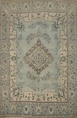Handmade Wool Living Room Vintage Area Rug 10×12 Traditional OverDyed Carpet