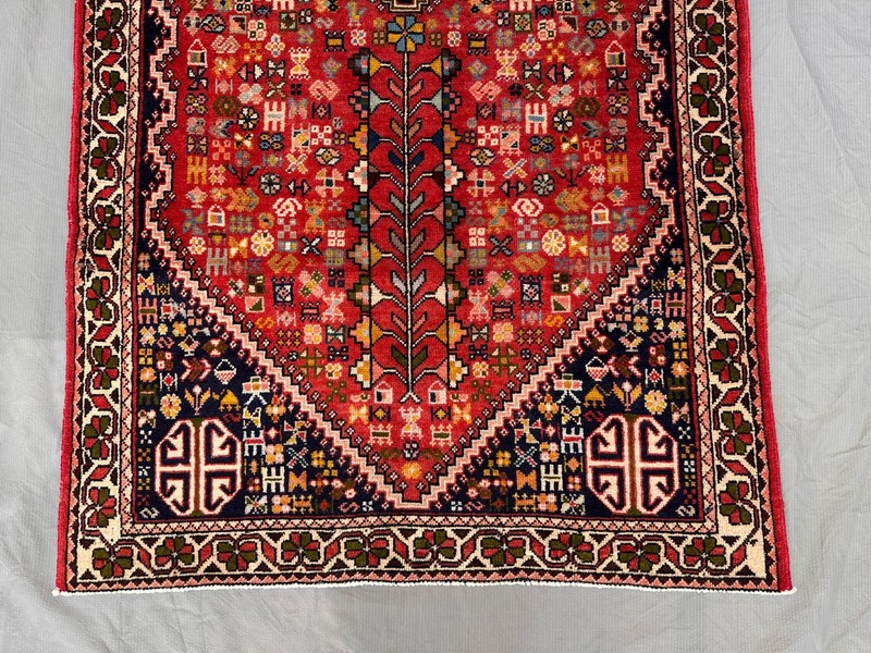 100 x 190 cm COLLECTORS' ITEM Antique Stunning Vase Tribal Kazak Carpet Runner gallery