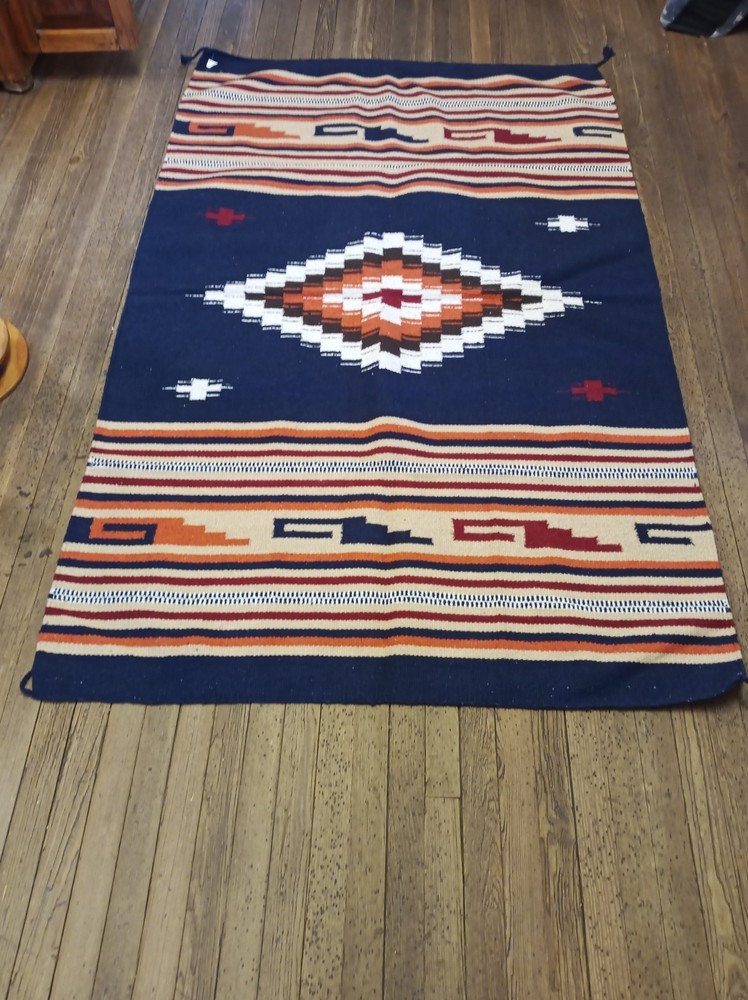 Handwoven Southwest Design Acrylic Rug; 4'x6'; HA4X6-H59