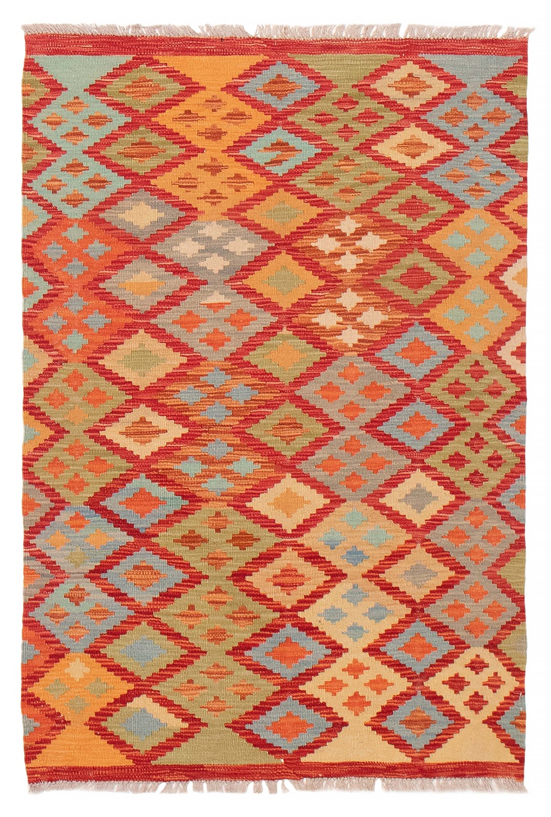 Vintage 3'2" x 5'0" Traditional Wool Hand Woven Oriental Area Rug gallery