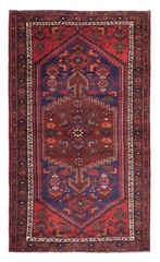 Vintage 4’3″ x 7’5″ Traditional Hand Knotted Vegetable Dye Wool Area Rug