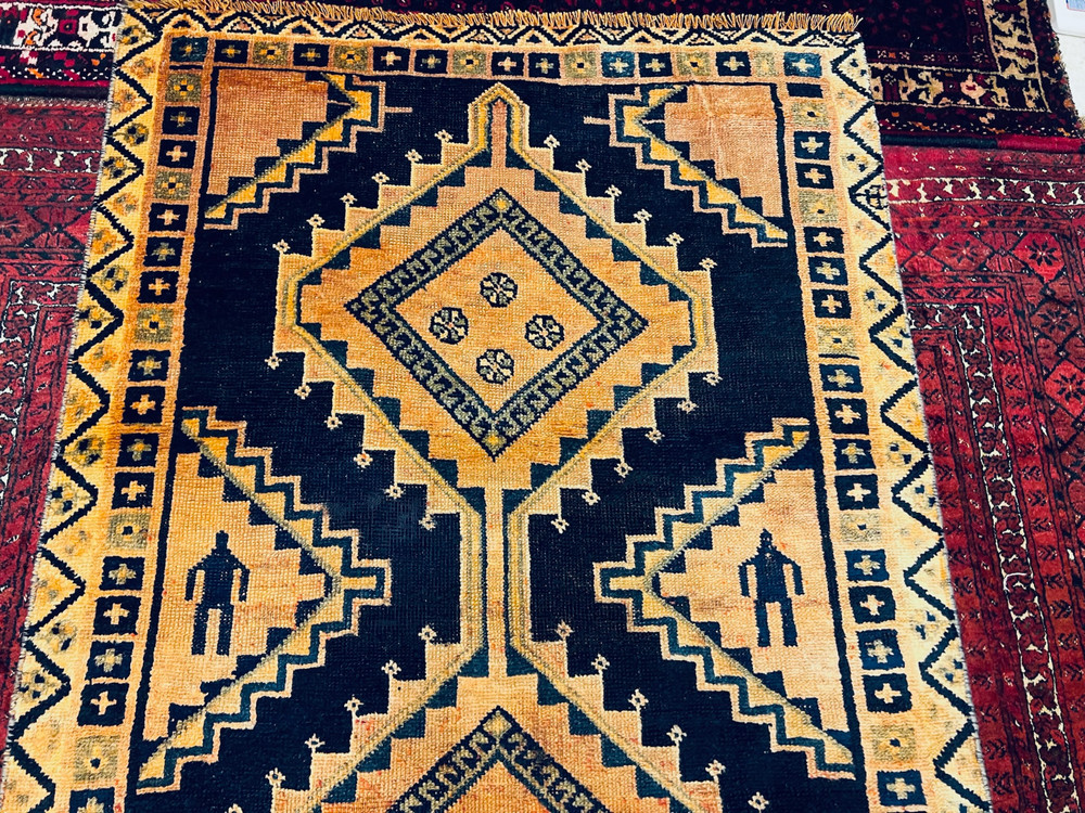 4 X 7 FT COLLECTORS’ ITEM Antique Shirvan Natural Vegetable Dye Caucasian Rug