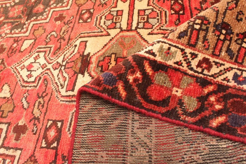 Vintage Hand-Knotted Area Rug 4'1" x 6'11" Traditional Oriental Wool Carpet gallery