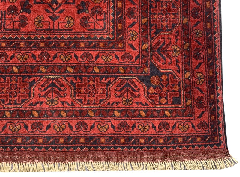 Fine Quality Hand Knotted Afghan Khal Muhammadi Wool Area Rug 8 x 6 Ft gallery