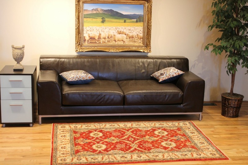 Hand-knotted Rug (Carpet) 4'2X6'1, Farahan mint condition gallery