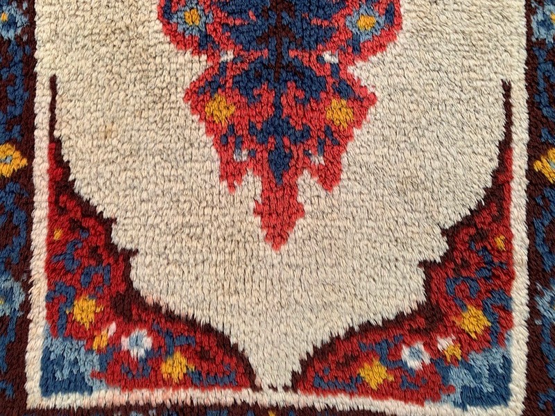 Vintage Mid-Century Scandinavian: Long-Pile Rya Shags, Traditional Rug (2x4 ft.) gallery