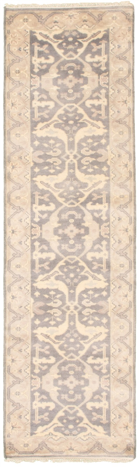 2'7" x 9'8" Vintage Hand-knotted Runner Rug Traditional Oriental Wool Carpet gallery