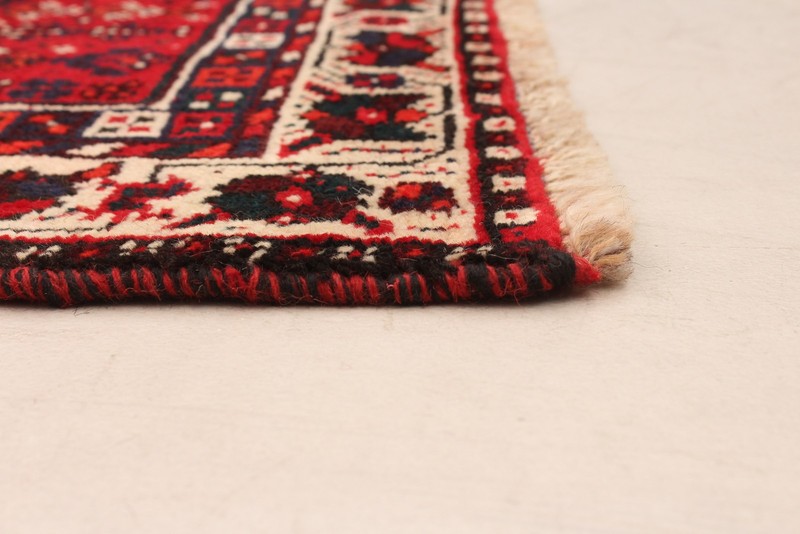 Vintage 3'7" x 5'1" Traditional Hand Knotted Vegetable Dye Wool Area Rug gallery