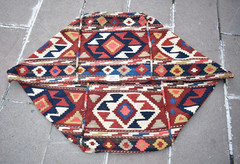 Antique Caucasian Rug 48” x 37” Rare Collector’s Item Mafrash Bag Cradle Rug