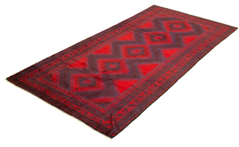 Vintage 5'0" x 10'2" Traditional Hand Knotted Vegetable Dye Wool Area Rug gallery