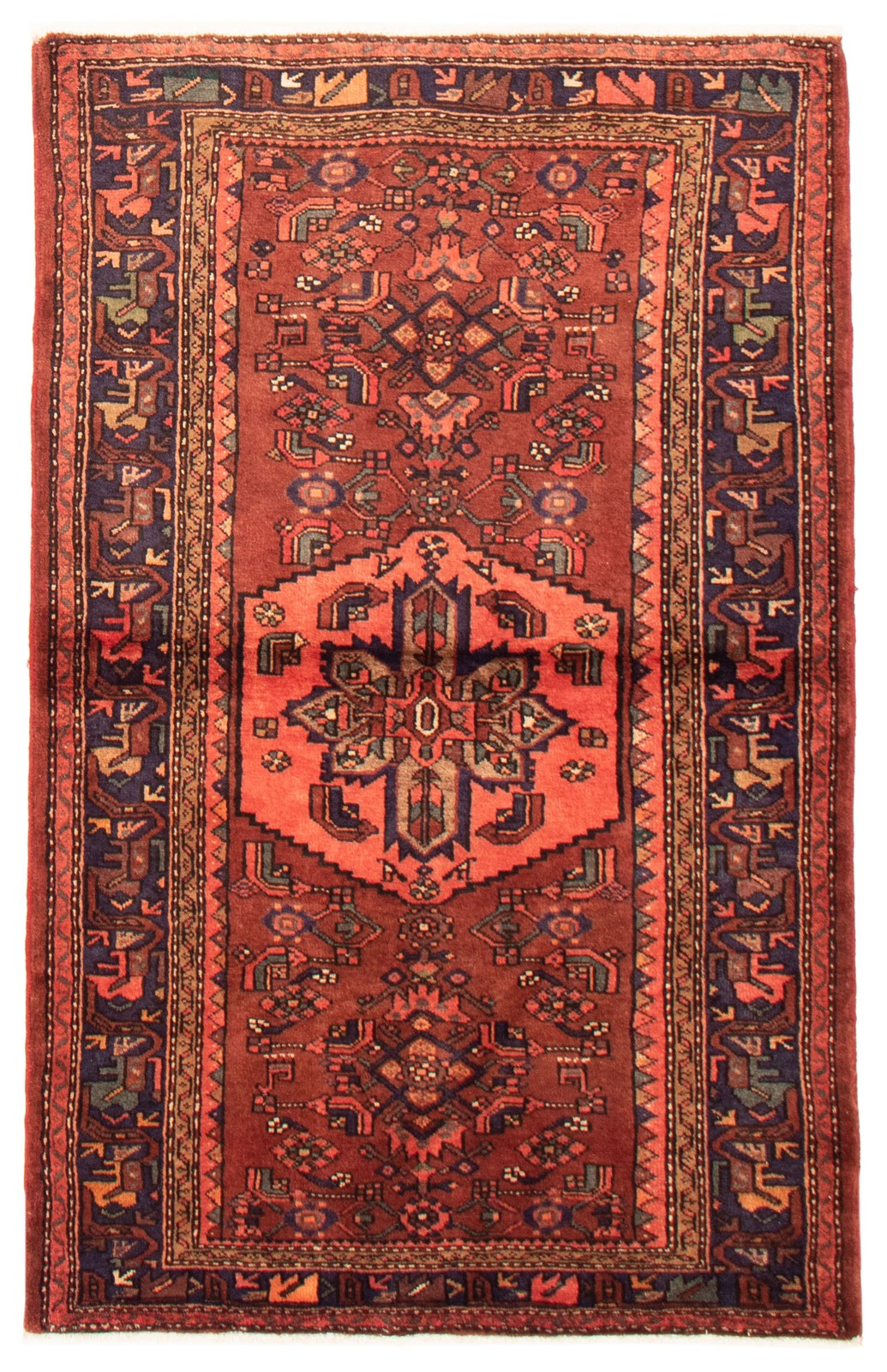 Traditional Vintage Hand-Knotted Area Rug 4'5" x 7'0" Oriental Wool Carpet gallery