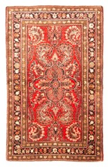Vintage Traditional Hand-Knotted Area Rug 3’5″ x 5’6″ Oriental Wool Carpet