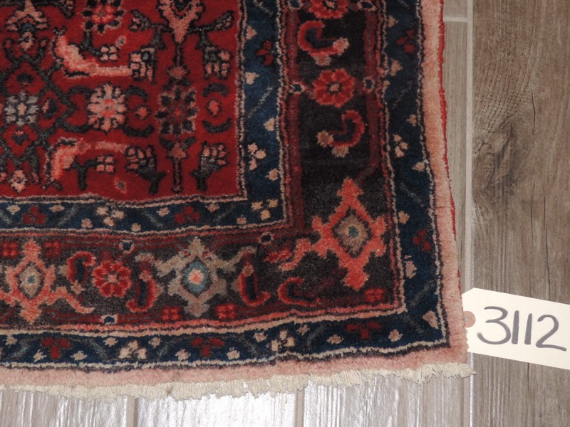 3x10ft. Handmade Sarouk Wool Runner gallery