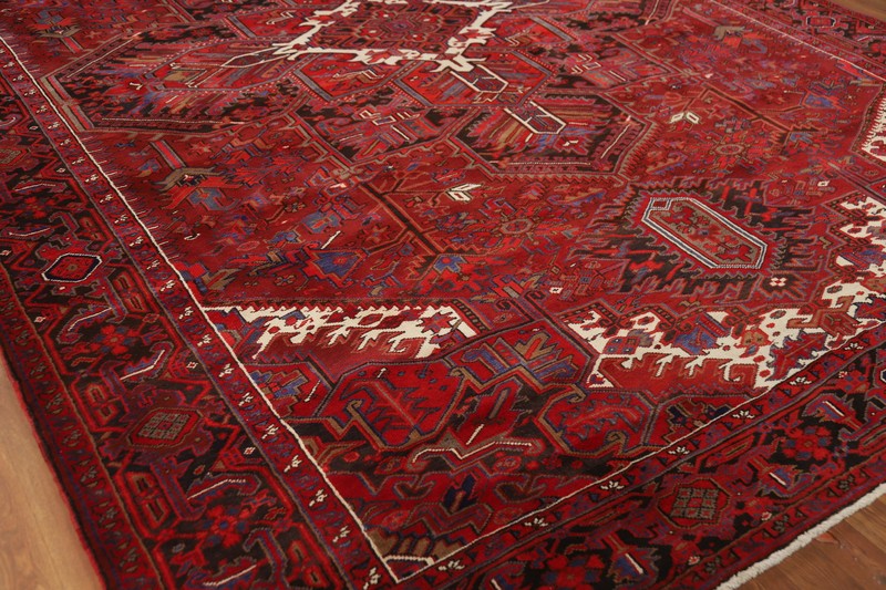 Nomad Hand-knotted Wool Heriiz Traditional Area Rug Living Room Carpet 10x13 gallery