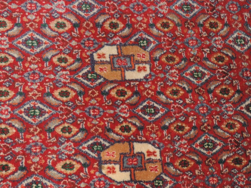 3x6ft. Semi Antique Afghan Balouch Wool Rug gallery