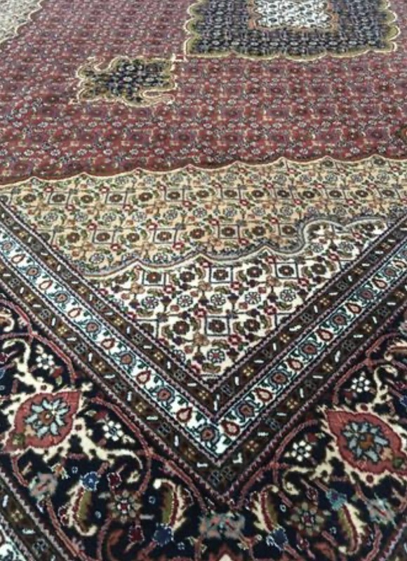 Vintage Original Area Rug Antique Rare Wool Silk 5 X 7 Tabrizz Mahi 50 Raj gallery