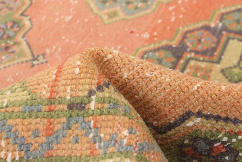 Vintage 4'3" x 11'6" Traditional Hand Knotted Vegetable Dye Wool Area Rug gallery