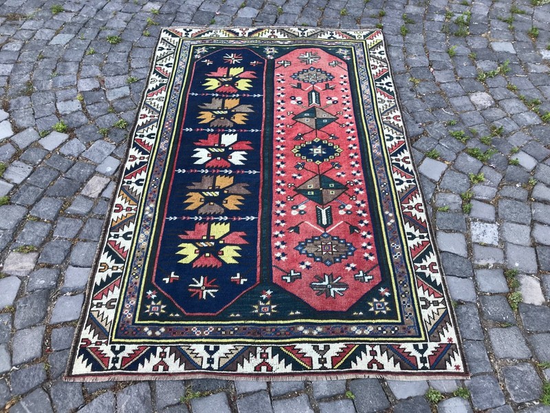 Handmade Rug Turkish Area Rug Vintage Rug Oushak Rug Antique Rug Bohemian Rug gallery